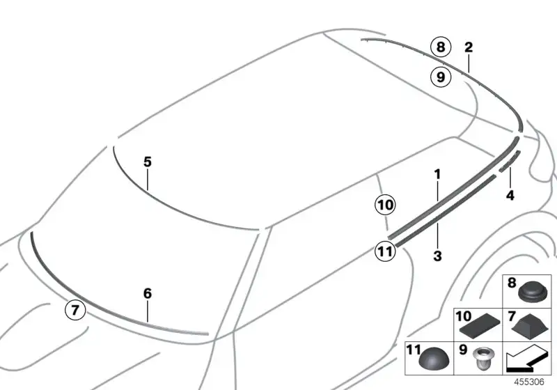BMW Schachtabdeckung links R61 51379810481