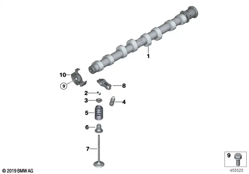 BMW Einlassnockenwelle 11317618822 - Bildposition 01