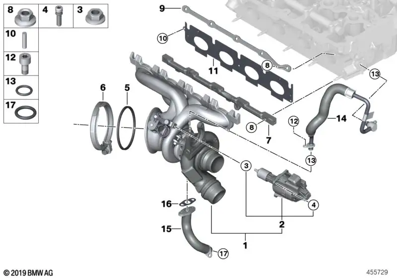 BMW Dichtung asbestfrei 11429487723 - Bildposition 16