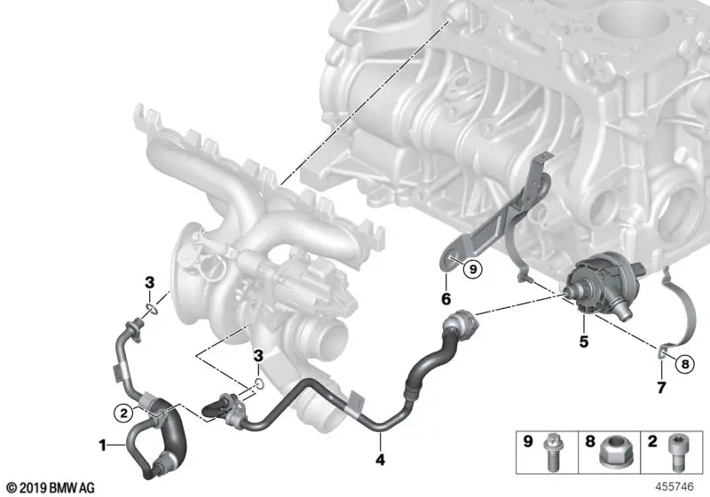 BMW Elektrische Wasserpumpe 64116834917