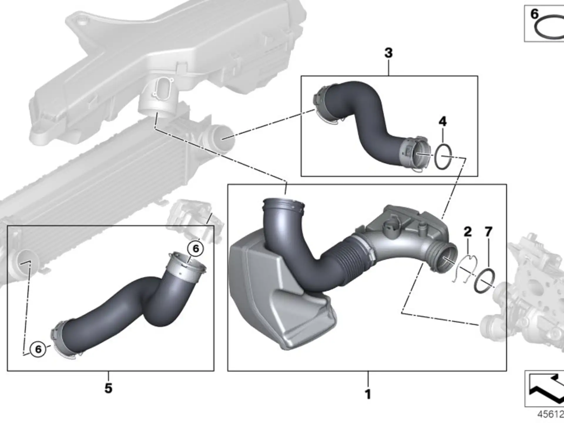 BMW Formdichtring 13717601067