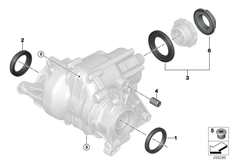 BMW Wellendichtring F39 F20 F44 F45 F46 F48 F54 F60 27108627022 -