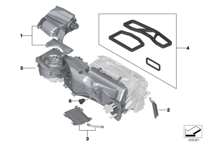 BMW Deckel Mikrofilter F90 F91 F92 F93 G11 G12 G14 G15 G16 G30 G31 G32 64119361720