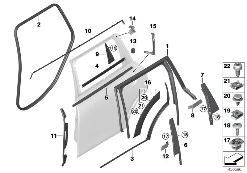 BMW Linsenschraube 07147374376 - Bildposition 18