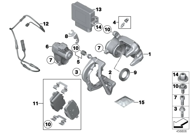 BMW Torxschraube E89 F06 F10 F11 F12 F13 F25 F26 I12 I15 34206786055