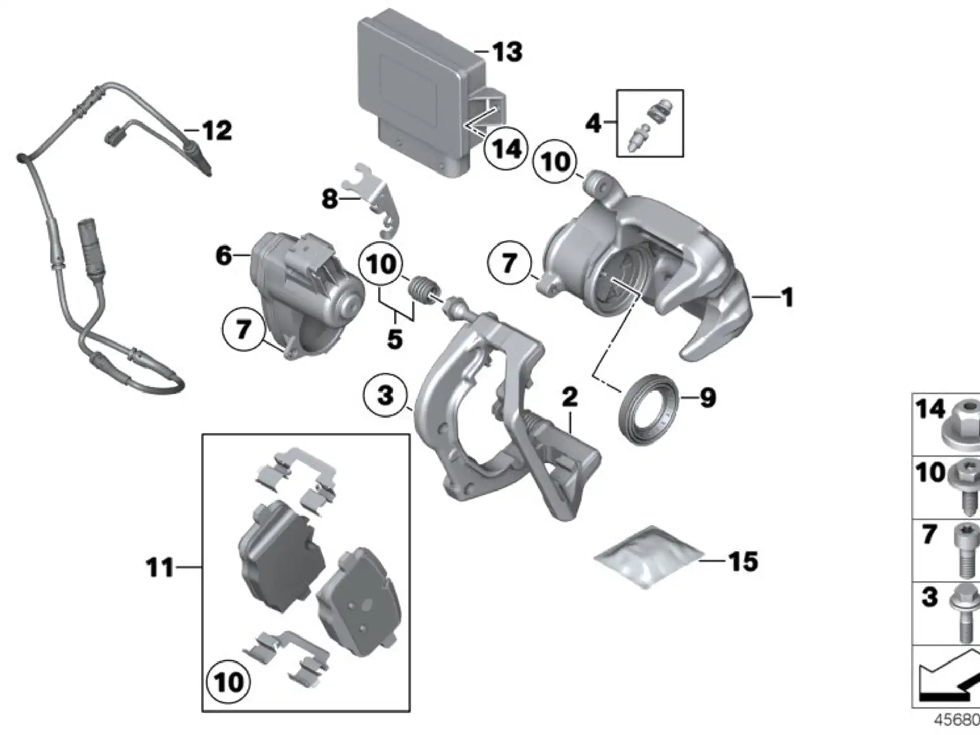 BMW Torxschraube E89 F06 F10 F11 F12 F13 F25 F26 I12 I15 34206786055