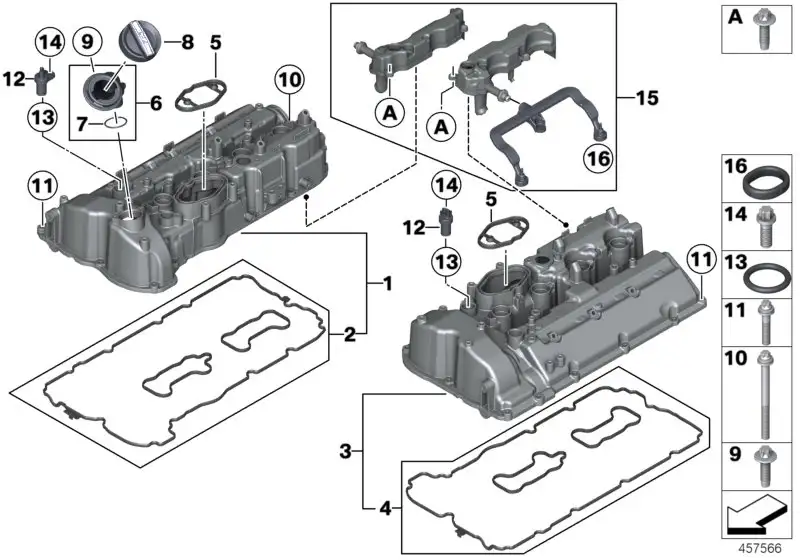 BMW Einfüllstutzen F15 F16 F85 F86 11127647074
