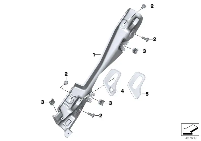 BMW Kofferhalter links K48 46547716655 - Bildposition 01