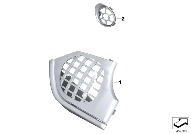 BMW Lautsprecherblende Hochtöner links K48 46637727413