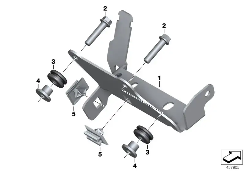 BMW Halter Steckergehäuse 61117712567
