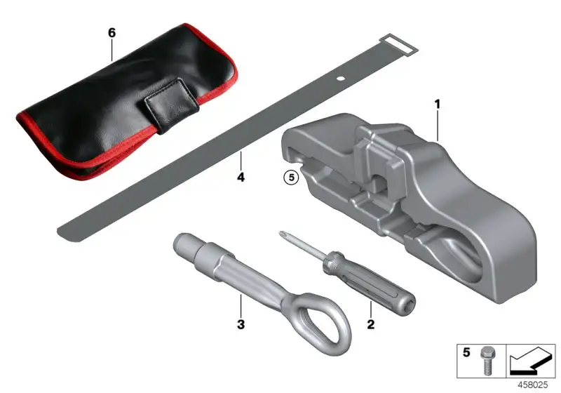 BMW Klettband F46 G21 71116793635 - Bildposition 04