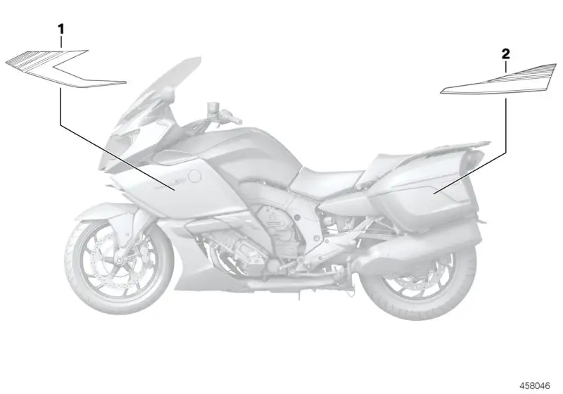 BMW Dekor Kofferdeckel rechts K48 51148557410