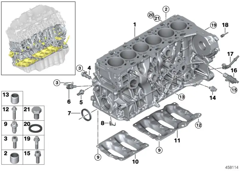 BMW Schaltventil Kolbenkühlung F39 F20 F44 F45 F46 F48 F97 F98 G0
