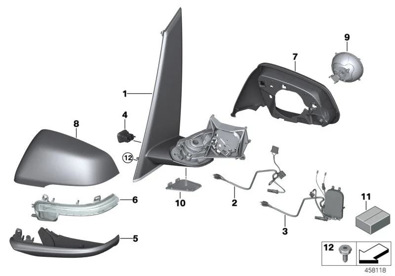 BMW Satz Schrauben F45 F46 F48 51167386564