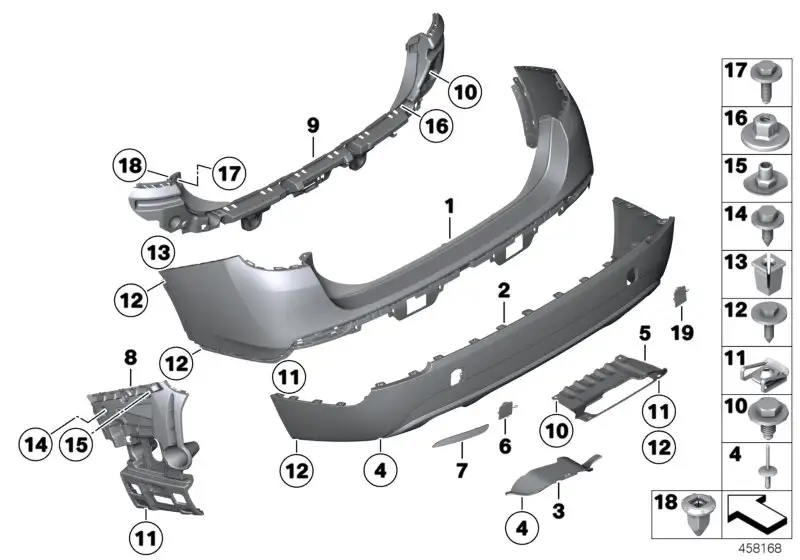 BMW Rückstrahler rechts E84 63147314884