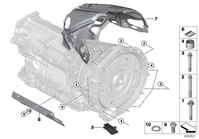 BMW Sechskantschraube mit Scheibe E36 E31 E32 E34 E38 E39 E46 E52 E53 E60 E61 E65 E66 E85 E86 F01 F02 F04 F06 F07 F10 F11 F12 F13 F20 F21 F22 F23 F25 F26 F30 F31 F32 F33 F34 F36 F85 F86 F95 F96 F97 F98 G01 G02 G05 G06 G07 G11 G12 G14 G15 G16 G20 G21 G28 G
