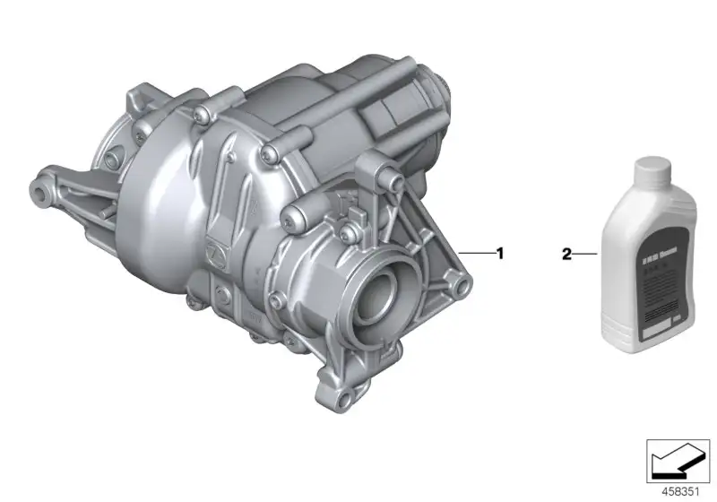 BMW RP Verteilergetriebe F39 F20 F44 F45 F46 F48 F54 F60 27107646