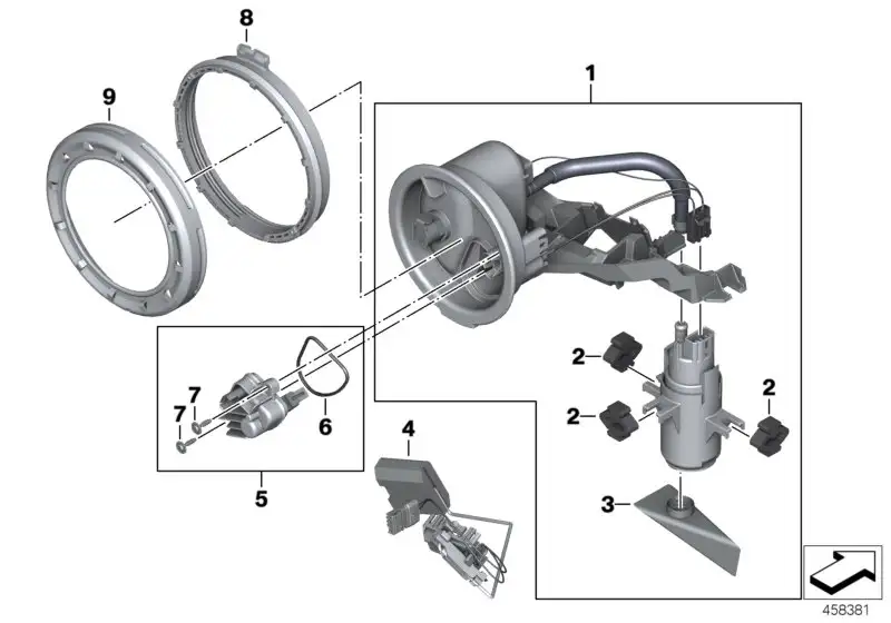 BMW Hebelgeber K48 16148554069