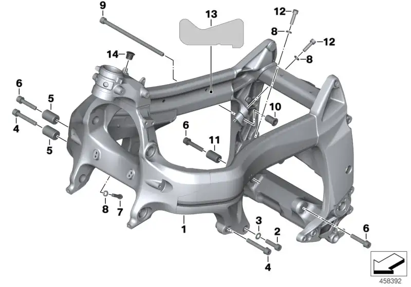 BMW Buchse K40 K43 K44 46717660074