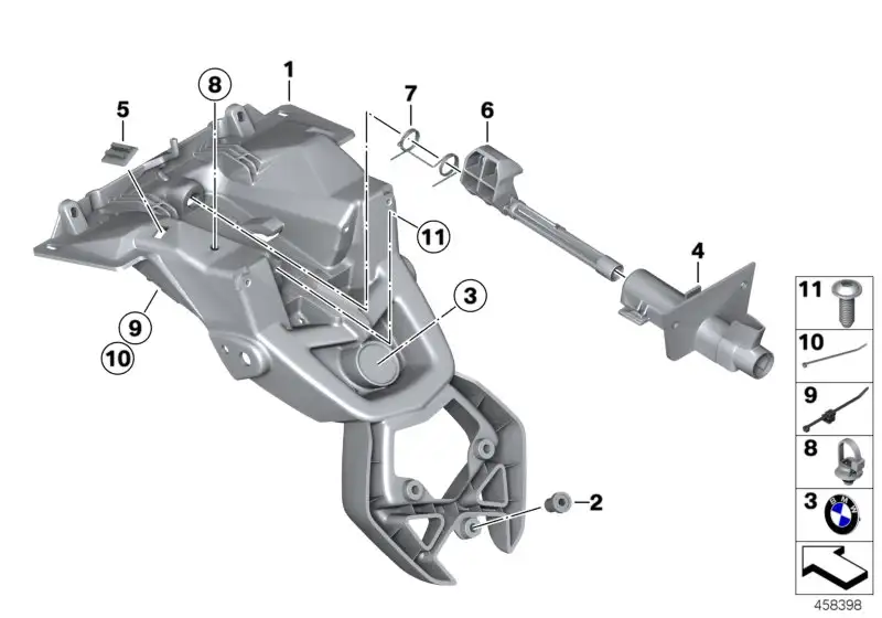 BMW Betätigungswelle K40 K43 46627675421 - Bildposition 06