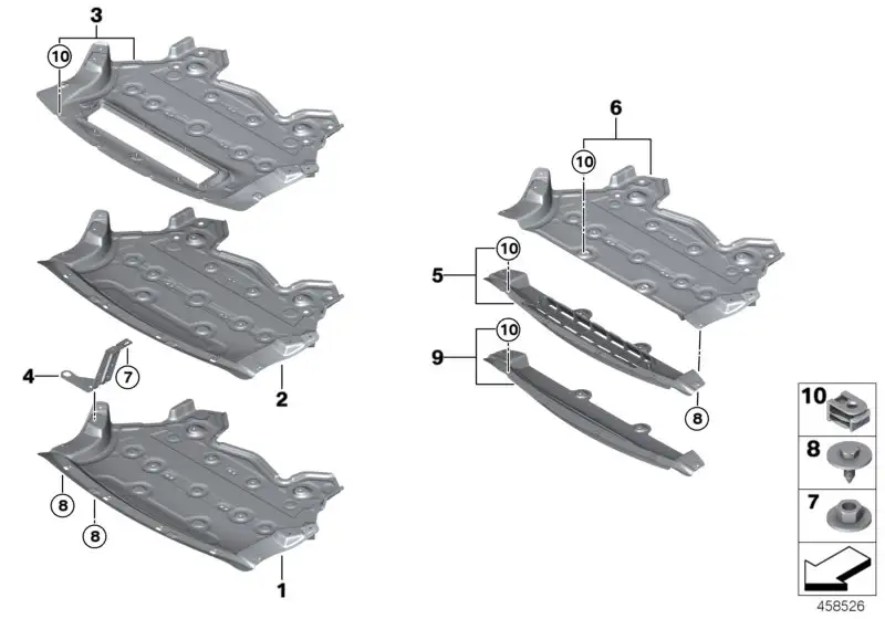 BMW Motorraumabschirmung vorn F15 F16 51757360154