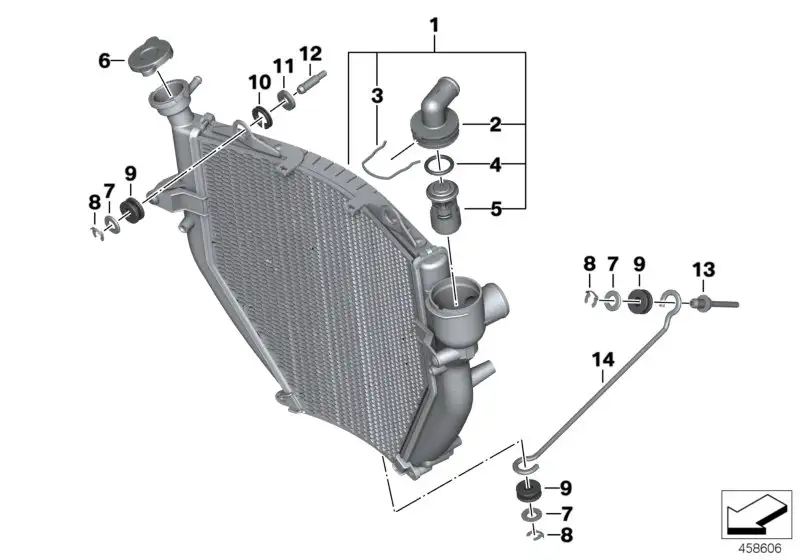 BMW Kühlmittelkühler K43 17117672746 - K43 /