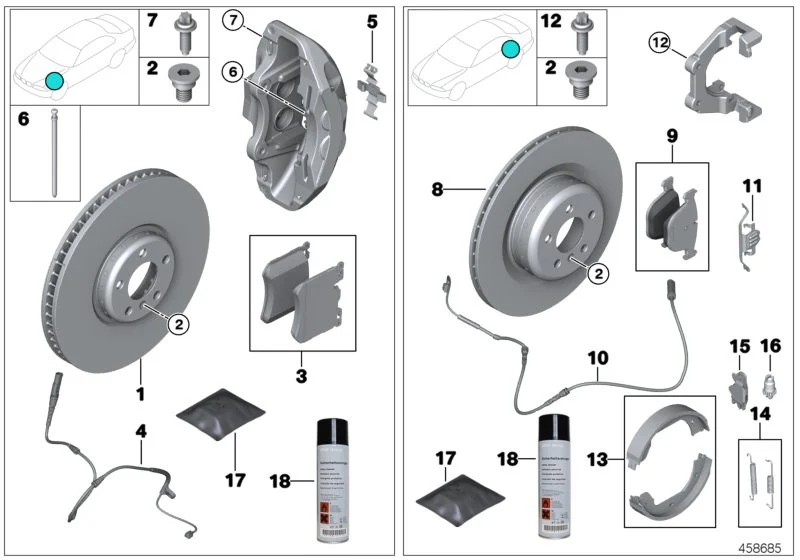 BMW Haltefeder E70 E71 F85 F86 34216789352