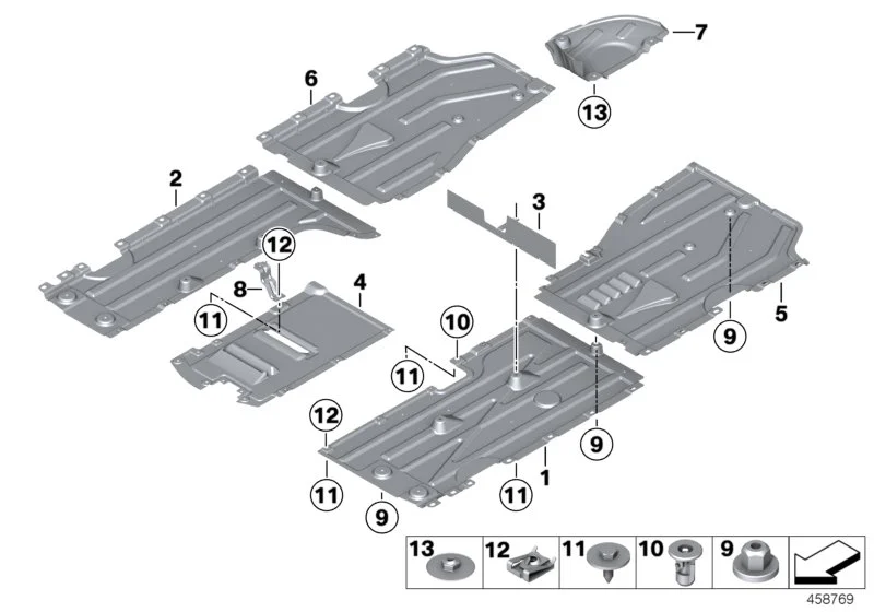 BMW Kunststoffmutter Grobgewindebolzen E36 E89 F06 F07 F10 F11 F12 F13 F15 F16 F20 F21 F22 F23 F25 F26 F30 F31 F32 F33 F34 F36 F39 F44 F45 F46 F48 F80 F82 F83 F87 F87N F90 F96 F97 F98 G01 G02 G05 G06 G07 G11 G12 G29 M40i G30 G31 G32 I01 I12 I15 F54 F55 F5