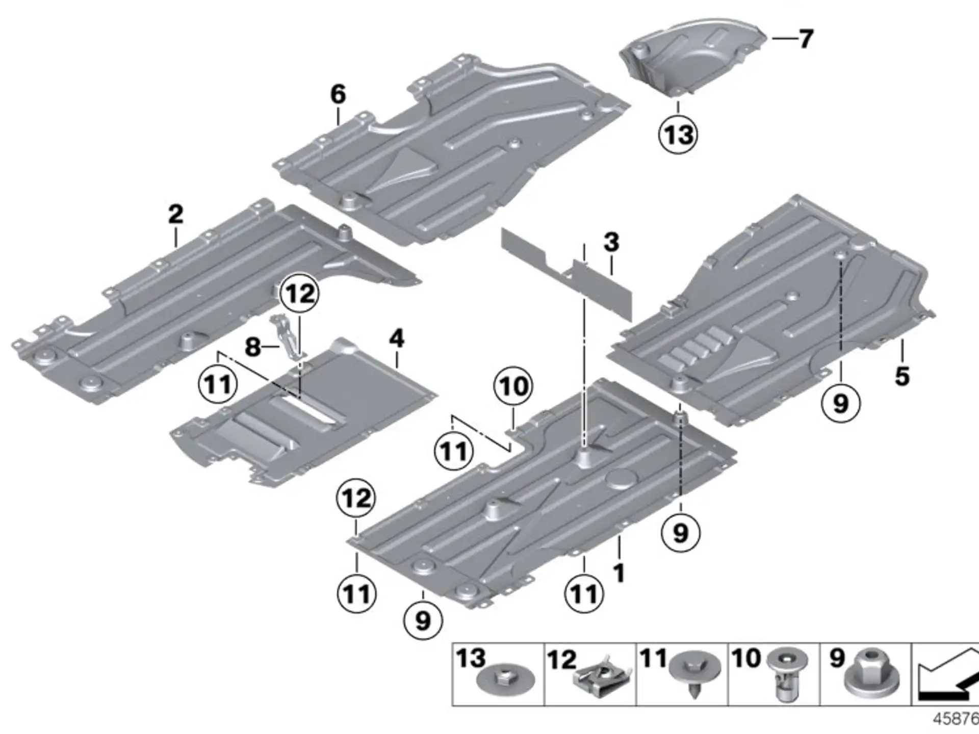 BMW Kunststoffmutter Grobgewindebolzen E36 E89 F06 F07 F10 F11 F12 F13 F15 F16 F20 F21 F22 F23 F25 F26 F30 F31 F32 F33 F34 F36 F39 F44 F45 F46 F48 F80 F82 F83 F87 F87N F90 F96 F97 F98 G01 G02 G05 G06 G07 G11 G12 G29 M40i G30 G31 G32 I01 I12 I15 F54 F55 F5