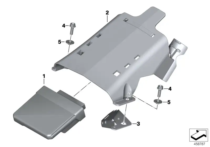BMW Halter Steuergerät K16 61117712566