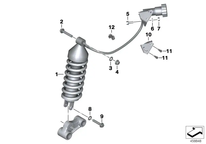 BMW Halter Verstellrad 31428521229 - Bildposition 10