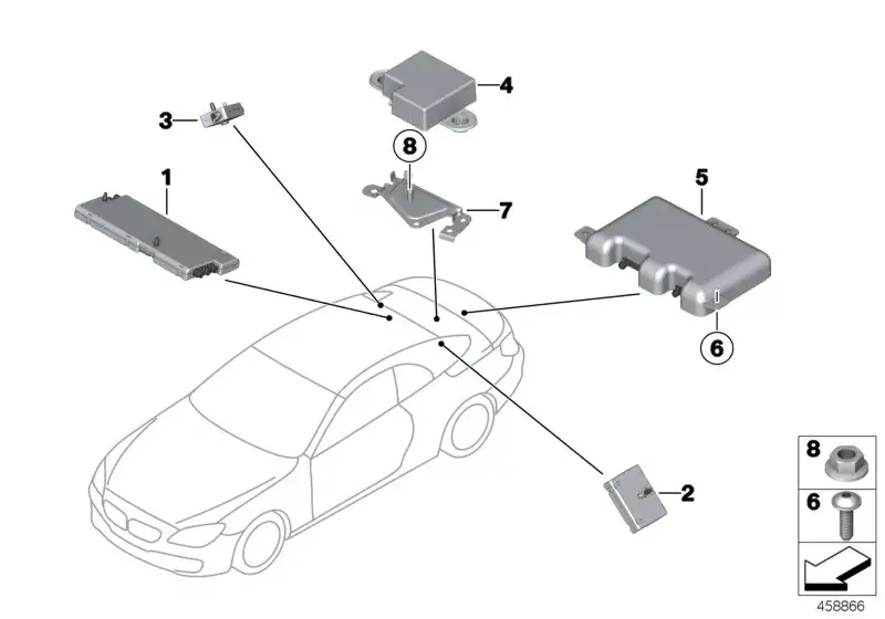 BMW Antennenverstärker Diversity F06 F13 65209346795