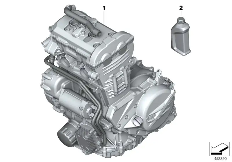 BMW Motor Schwarz K70 11008554839