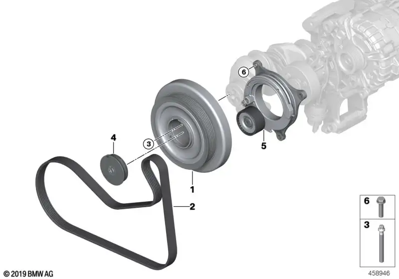 BMW Schwingungsdämpfer G01 G02 G05 G06 G07 G11 G12 G14 G15 G16 G2