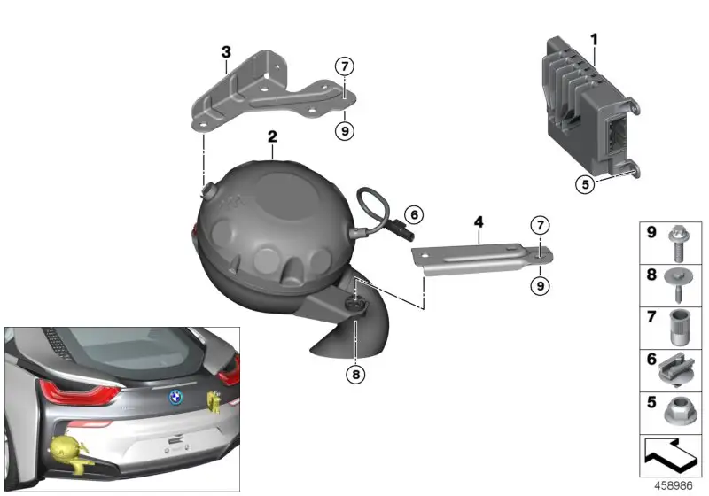 BMW Akustikgeber Active Sound Design I12 I15 13748610987 - i8 I12