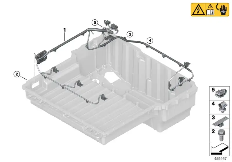 BMW CSC/Kommunikations-Kabelbaum F30 61278649866