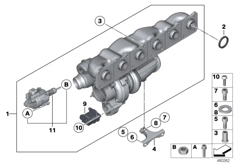 BMW ISA-Schraube E70 E71 E82 E84 E88 E89 E90 E91 E92 E93 F01 F02