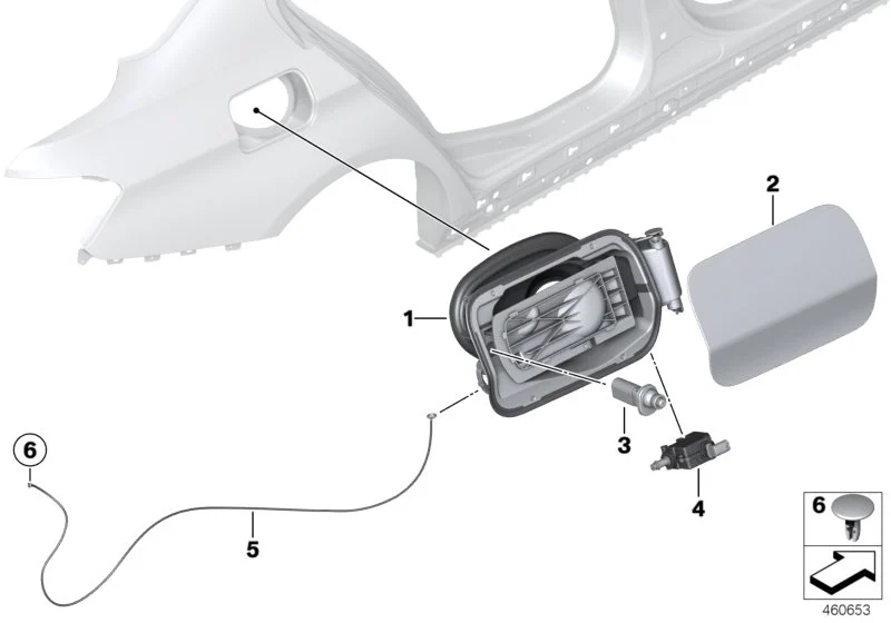 BMW Notbetätigung 51258234143