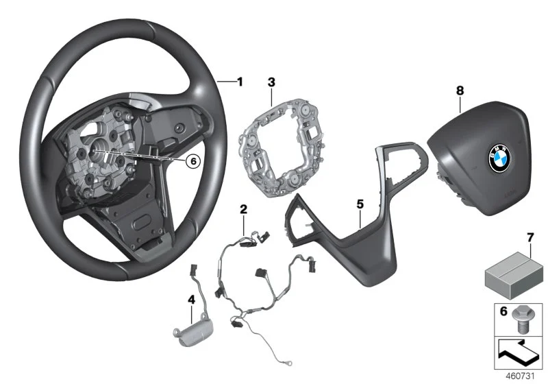 BMW Schwingungserzeuger G05 G06 G07 G11 G12 G14 G15 G16 G30 G31 G32 32306877810