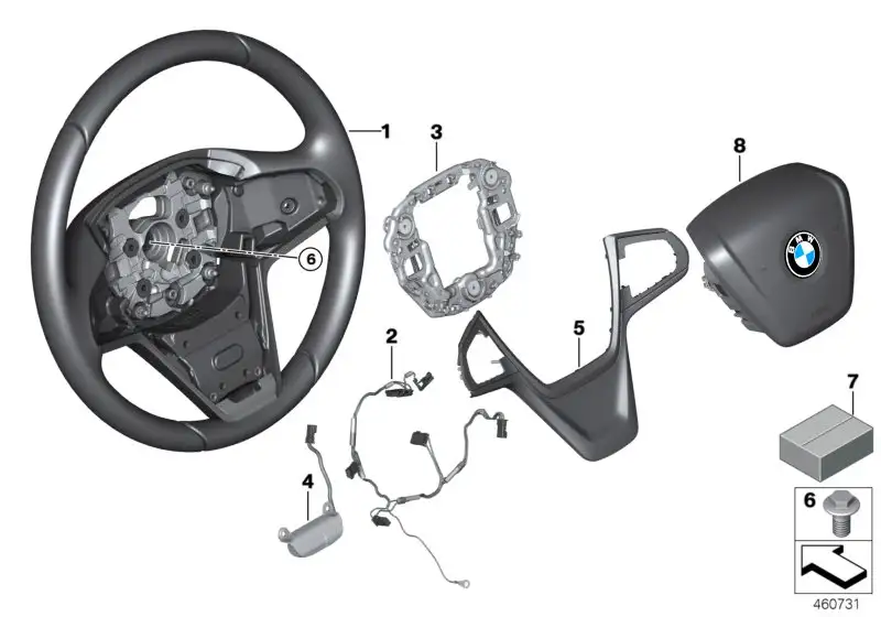 BMW Schwingungserzeuger G05 G06 G07 G11 G12 G14 G15 G16 G30 G31 G