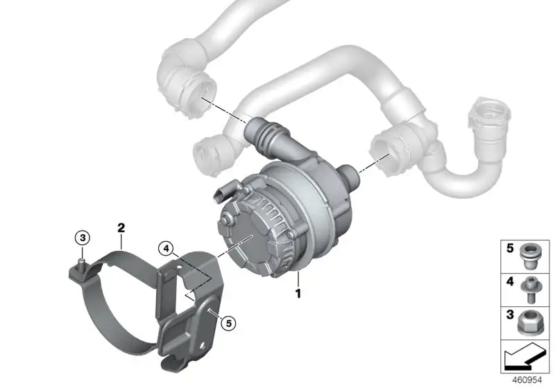 BMW Zusatzkühlmittelpumpe F20 F21 F22 F23 F30 F31 F32 F33 F34 F36