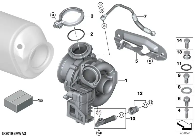 BMW Dichtung 11655B570B1 - Bildposition 02