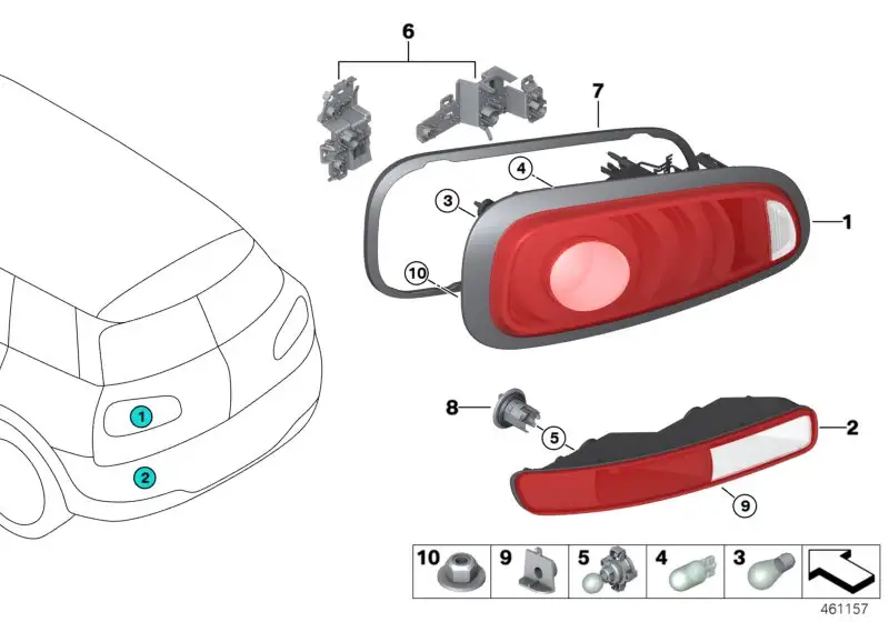 BMW Dichtung F54 63217447488 - MINI F54