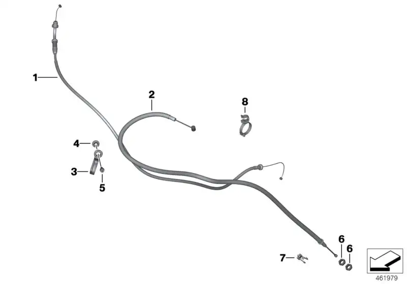 BMW Sicherungsclip K70 K71 K72 K73 K75 32738527528 - Bildposition