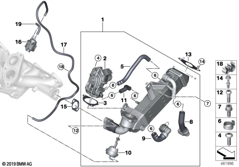 BMW Dichtung Metall G01 G02 G05 G06 G07 G11 G12 G14 G15 G16 G20 G21 G30 G31 G32 11618471742