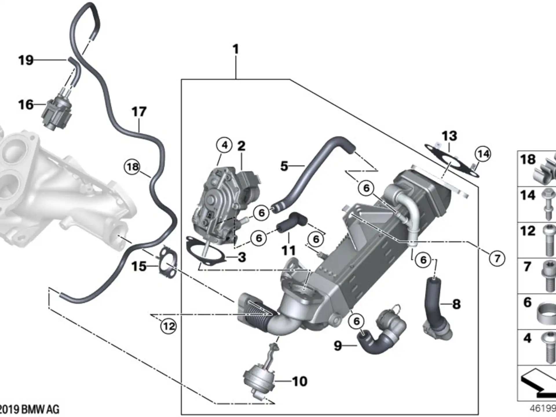 BMW Dichtung Metall G01 G02 G05 G06 G07 G11 G12 G14 G15 G16 G20 G21 G30 G31 G32 11618471742