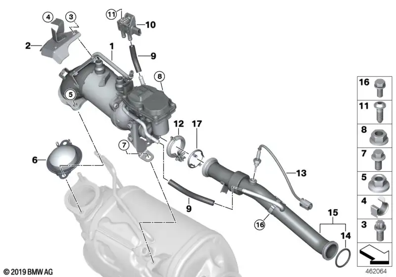 BMW Dichtung Metall 11718576481