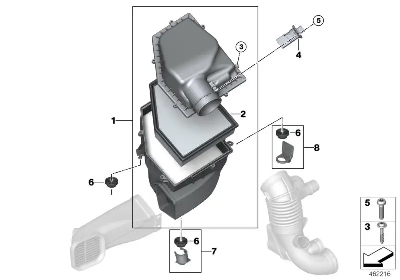 BMW Halter AGD G05 G06 G07 13718587566