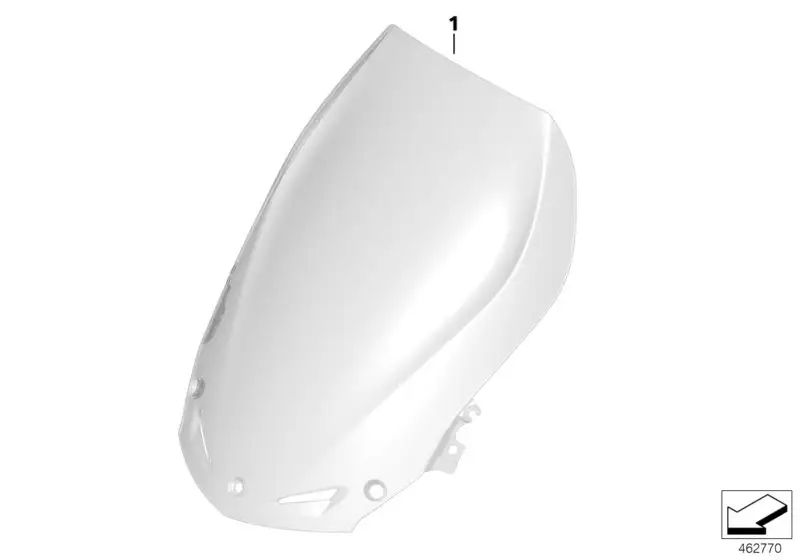 BMW Windschild hoch K71 46638559918 - Bildposition 01