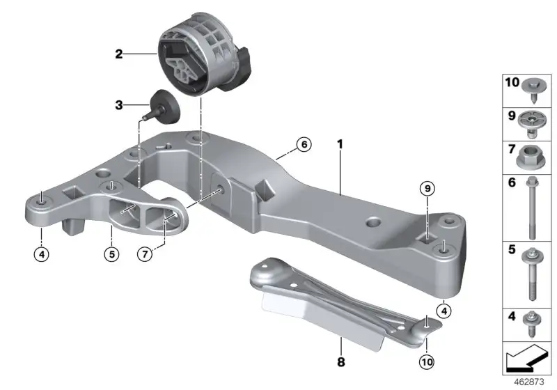 BMW Getriebelager 22326860537 - Bildposition 02